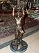 American Handmade 100% Bronze Sculpture Sculptures Statue Calling the Buffalo By Fred...