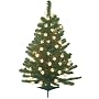3' Pre-Lit Double Petal Reflector Artificial Christmas Tree Clear Lights #H80837
