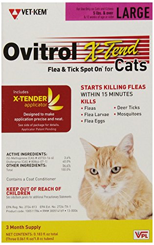Ovitrol X-Tend Spot on For Cat, 5-Pound