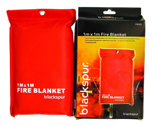 Fire Blanket 1 m x 1 m. Ideal For Kitchens, Caravans.