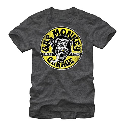 Gas Monkey Logo Circle Mens Graphic T Shirt - Fifth Sun