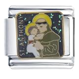 St Anthony Religious Italian Charms Bracelet Link