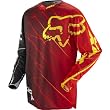 Fox Racing 360 Future Youth Boys Dirt Bike Motorcycle Jersey w/ Free B&F Heart Sticker - Red