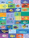 IMAGE OF Oopsy daisy A-Z Tropical Fish Stretched Canvas Wall Art by Jill McDonald, 30 by 40-Inches