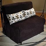 56" Studio Convertible Sleeper - Your Choice of Red or Black