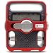 Etón American Red Cross ARCFR600R Solarlink Digital AM/FM/SW/NOAA S.A.M.E. Weather Radio with Flashlight, Siren, Solar and CellPhone Charger (Red)