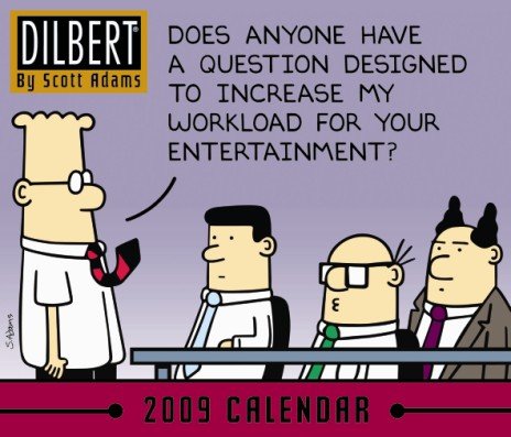 Childrens Toyshop  Kitchen & Housewares : Dilbert 2009 Boxed Calendar
