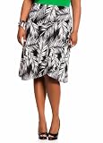 Ashley Stewart Womens Plus Size Tropical Short Skirt