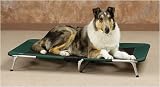 Extra Large - Cool Breeze Dog Pet Folding Cot - Green