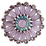 Purple Flower Pin Brooch
