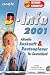 D-Info 2001, Aktuelle Auskunft & Routenplaner f�r Deutschland, Ausgabe Fr�hjahr/Sommer 2001, 2 CD-ROMs Telefon, Telefax, Branchen, Adressen, MobilfunkF�r Windows 95/98/2000/Me/NT 4.0