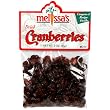 Melissa's Dried Cranberries, 3-Ounce Bags (Pack of 12)