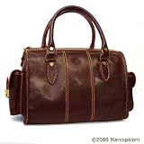 VERONICA - Italian Leather Mini Travel Trunk Handbag
