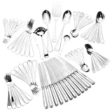 Wallace Italian Sterling Palatina 66-Piece Sterling Silver Flatware Set, Service for 12