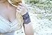 Lace Wrist Cuff Bracelet (Taupe) Stretch for Women