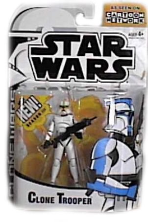 51YYM9RYZAL Star Wars Clone Wars Cartoon Network Animated   Clone Trooper Yellow