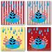 Digital Set by Miguel Paredes 8"x8" Art Print Poster Latin