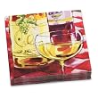 Red And White Napkins