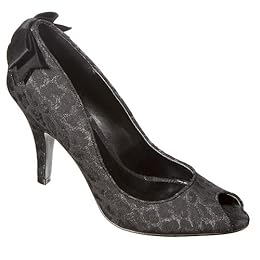 Hollywould Peep-Toe Pumps - Black