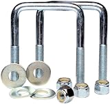 TowZone 86833 Zinc Plated Square U-Bolt