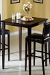 Leather Club Bar-height Pub Table