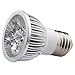 110V 4W E26/E27 LED Light Bulb - 3200K Warm White LED Spotlight - 50Watt Equivalent - 330 Lumen 45 Degree Beam Angle