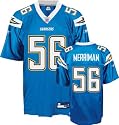 Shawne Merriman Jersey: Reebok Powder Blue Replica #56 San Diego Chargers Jersey