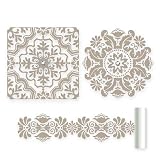 Wall Pops WPS96820 Peel & Stick Stripe Wall Border, Kolkata