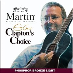 Martin Clapton's Choice Gitarrensaiten f�r Akustikgitarren (Phosphorumwicklung, St�rke Light 0.012 - 0.054)