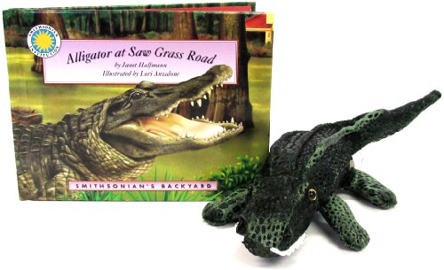 Alligator at Saw Grass Road (Smithsonian's Backyard Book & Toy Set) (Mini book with stuffed toy animal) (Micro Hardcover Book, 6 Toy)