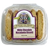 Bakery on Main Traditional Biscotti, White Chocolate Macadamia, 9.5-Ounces (Pack of 6)