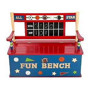 All Star Sports Toy Box Bench by Levels of Discovery