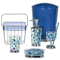 Polka-Dot Bath Coordinates - Blue/ Green