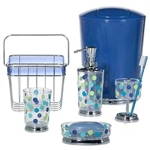 Polka-Dot Bath Coordinates - Blue/ Green