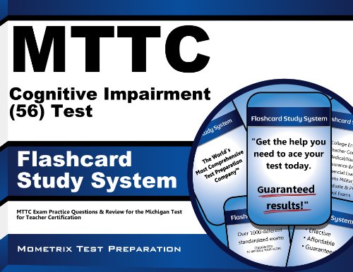 mttc cognitive impairment 56 test flashcard study system mttc exam practice questions  review for the michigan