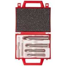 Magafor S195/6 6 Piece, 2 Flute, 90 Degrees Cutting Angle Cobalt Steel Uncoated (Bright) Combination Spotting Drill And Countersink Bit Set