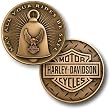 Harley-Davidson Gremlin Bell Challenge Coin