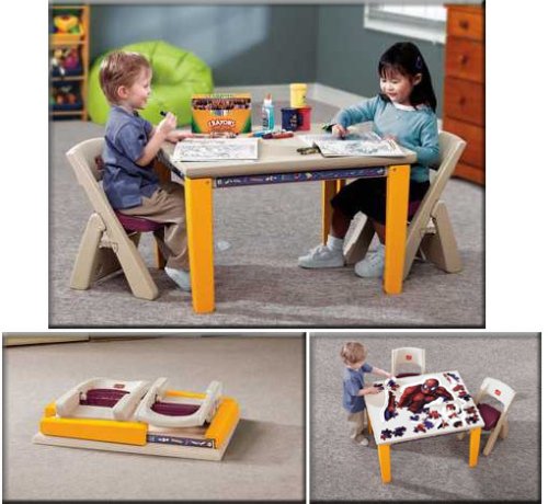 Childrens Toyshop  Toys : LifeStyle Folding Table & Chairs Set 1
