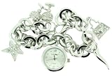Flaunt It Ladies Charm Bracelet Style Watch