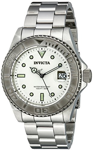 Invicta Men's 12838 Pro Diver Automatic Silver Dial Watch