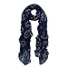 Premium Trendy Soft Large Peace Scarf, Navy