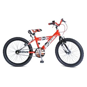 New 2009 Concept No Fear 18" Wheel Boys Mountain Bike in Red