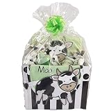 EIEIO New Baby Cow 6pc Gift Basket-0-6months by Mud Pie