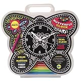 Plush Art Butterfly Clock