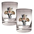 Florida Panthers NHL 2pc Rocks Glass Set - Primary Logo by Great American Products
