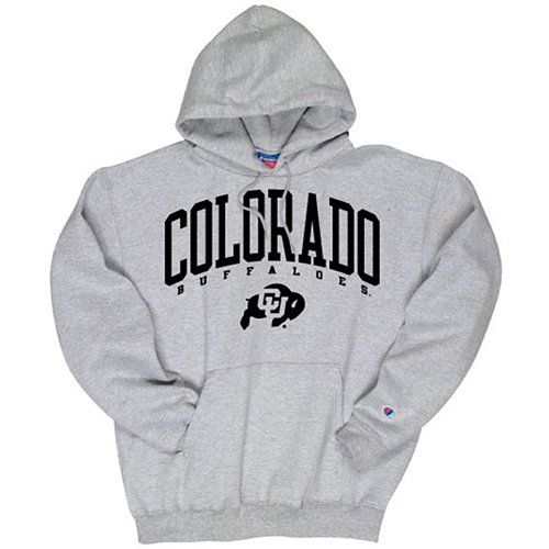 Buy Colorado Buffalos Grey Champion Powerblend® Hood by Champion