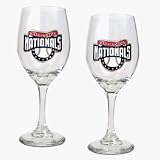 Washington Nationals 2 Piece Wine Glass Set