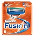 Gillette Fusion Manual Replacement Cartridges (8 Cartridges)
