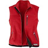 TAIGA Thermal-Pro Vest - Women's Fleece Vests, Cherry, MADE IN CANADA