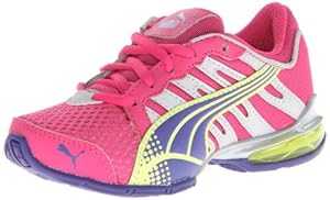 PUMA Voltaic 3 Jr Running Shoe (Little Kid/Big Kid),Beetroot Purple/Spectrum Blue/Sunny Lime,13 M US Little Kid